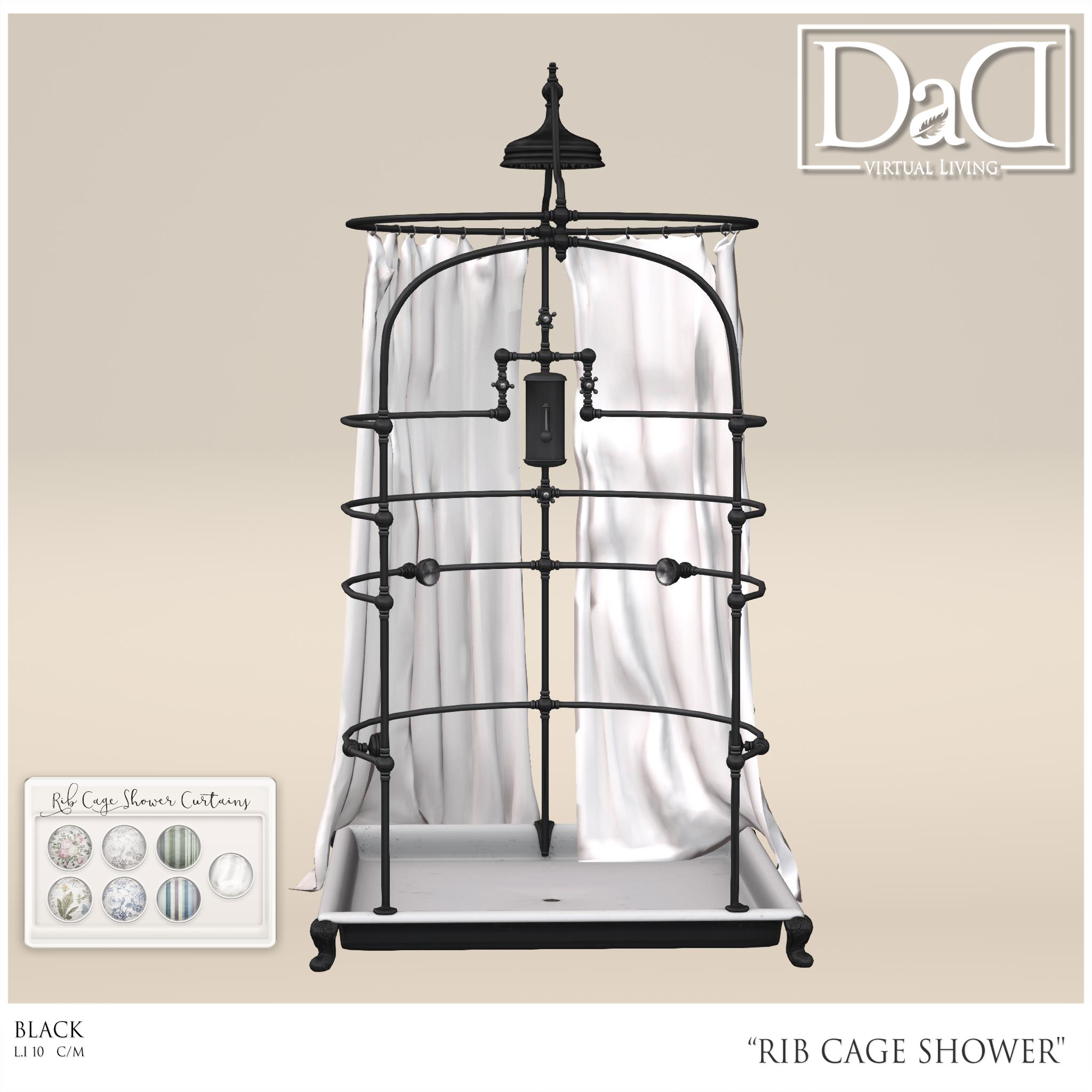 Rib Cage Showers DaD Virtual Living