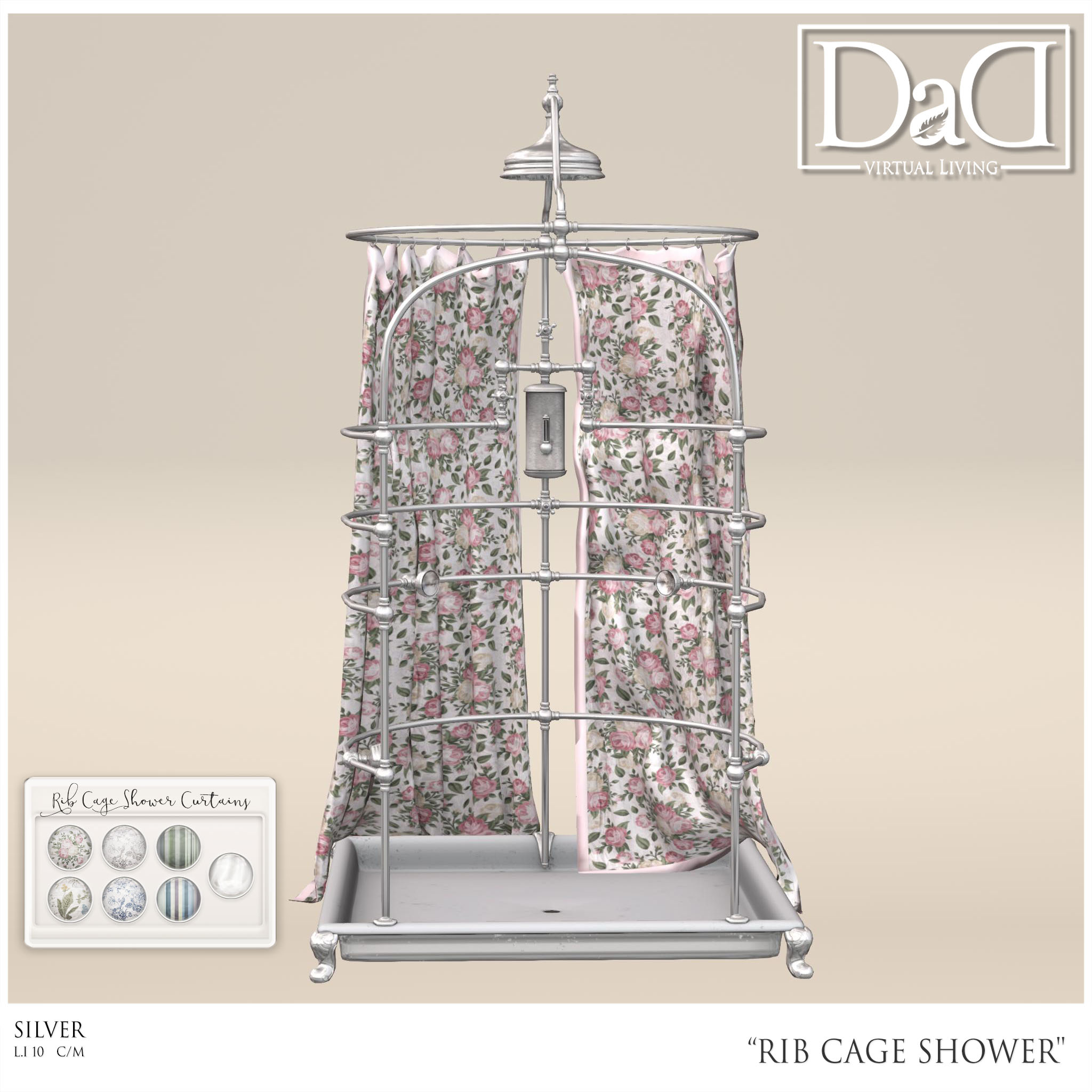 Rib Cage Showers DaD Virtual Living